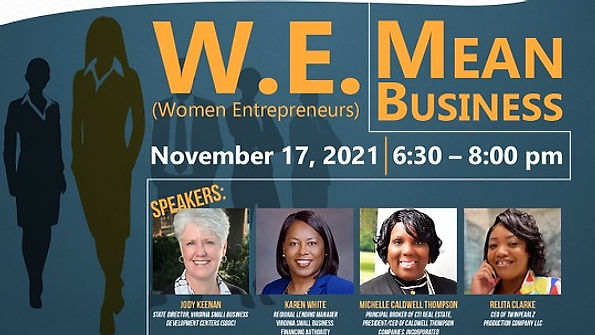 W.E. (Women Entrepreneurs) Mean Business